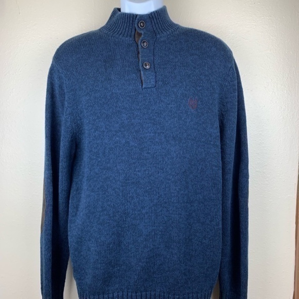 Chaps blue sweater long sleeve